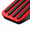 2Pcs Aluminium Alloy Car Interior Brake Accelerator Pedal Cover Trim Pad Red for Toyota Camry 8th 2018