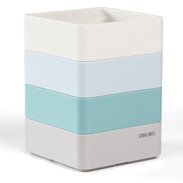 Deli 9125 Music Element Minimalist Pen Holder ABS Resin Anti-Dirty Durable Student Pencil Gel Pen Storage