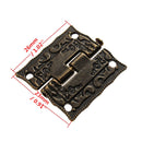 4 pcs Antique Box Hinge  Wooden Gift  Jewelry  Printing Packaging  Case  Hinge