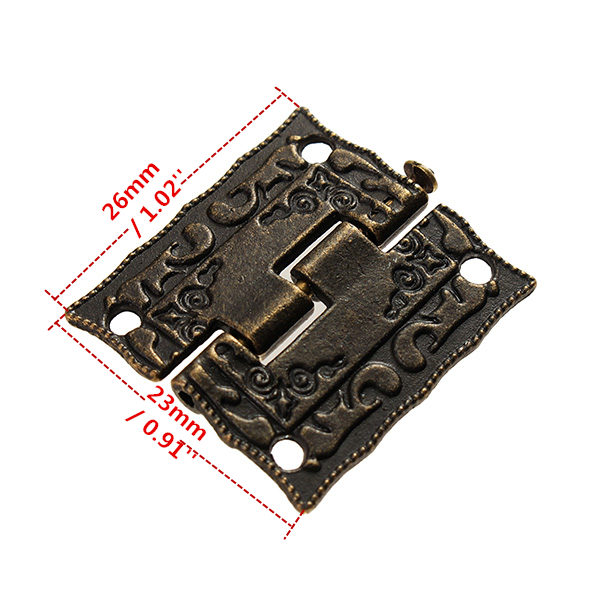 4 pcs Antique Box Hinge  Wooden Gift  Jewelry  Printing Packaging  Case  Hinge