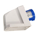 3Pin Blue Waterproof Industrial Plug Sockets 220V-250V 16A IP44 Inlet Socket Connector