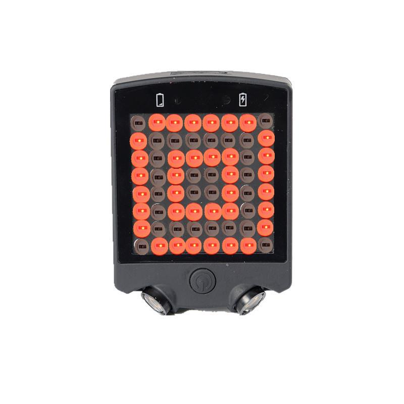 64 LED Wireless Remote Laser Bicycle Rear Tail Light Bike Turn Signals Safety Warning Light