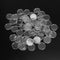 100 Pcs Clear Round Coin Holder Capsules Container Holder Storage Box