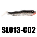 SeaKnight SL013 6pcs/lot 7.4g 3in T Tail Fishing Lure Soft Bait Fishing Lure for Carp Fishing