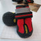 Yani 4Pcs Dog Shoes Pet Shoes Boots Sport Mountain TPR Sole Soft Quality Pompreece Band Waterproof Wear Non-Slip Anti Skid Pet Snow Boots