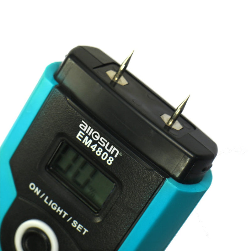 ALL SUN EM4808 Portable Digital Moisture Meter Wood Humidity Sensor Tester 7 ranges Measurement  Resolution:1% Accuracy up to 2%-5%