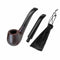 Highend Double Handle Ebony Wooden Water Pipe Handmade Tool