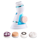 4 in 1 Facial Cleansing Brush Rechargeable Face Brush Set Electric Rotating Face Scrubber Electric Blackhead Suction