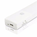 USB Rechargeable LED Under Cabinet Night Light Motion Sensor Kitchen Wardrobe Closet Lamp