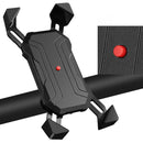 BIKIGHT 360 Rotatable USB Rechargeable Bike Phone Holder Bicycle Phone Stand for 3.0-7.5inch Phones-Handlebar/Rearview Mirror