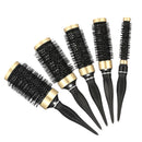 1 Piece Round Curling Hair Comb Plastic Black Salon Barber Hairdressing Styling Tool