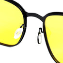 Black Frame Night Vision Men's Sunglasses Box Polarizing Sunglasses Metal Driver's Night Vision Sunglasses
