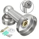 Silver Stainless Steel Magnetic Catch Door Stopper with Parts Accessories
