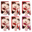 6PC/Set Lip Gloss Lip stick Matte Waterproof Long Lasting Nude Glitter Shimmer Lipstick Women Fashion Makeup Gift