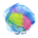 ZANLURE 14ft 4.2m Upgrade Hand Cast Fishing Net Colorful Bait Strong Nylon Line Full Spread