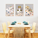 Miico SK9342 Princess Photo Frame Cat Decoration Stickers Wall Sticker Home Decorative Sticker