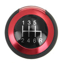 Universal  5 6 Speed Manual Car Gear Shift Knob Shifter Lever Aluminum Handle Ball with 3 Adapter
