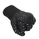 932F Silicone Extreme Heat Resistant Proof Cooking Oven Mitt BBQ Grilling Glove