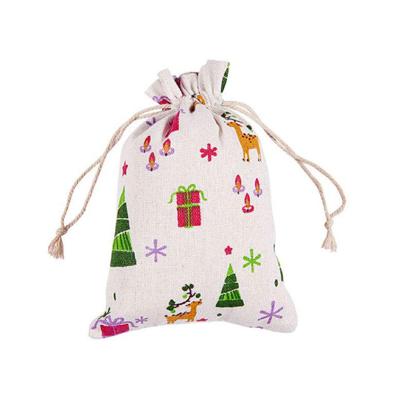 Christmas Countdown Calendar Gift Bag 1-24 Days Pocket Advent Xmas Party Decorations