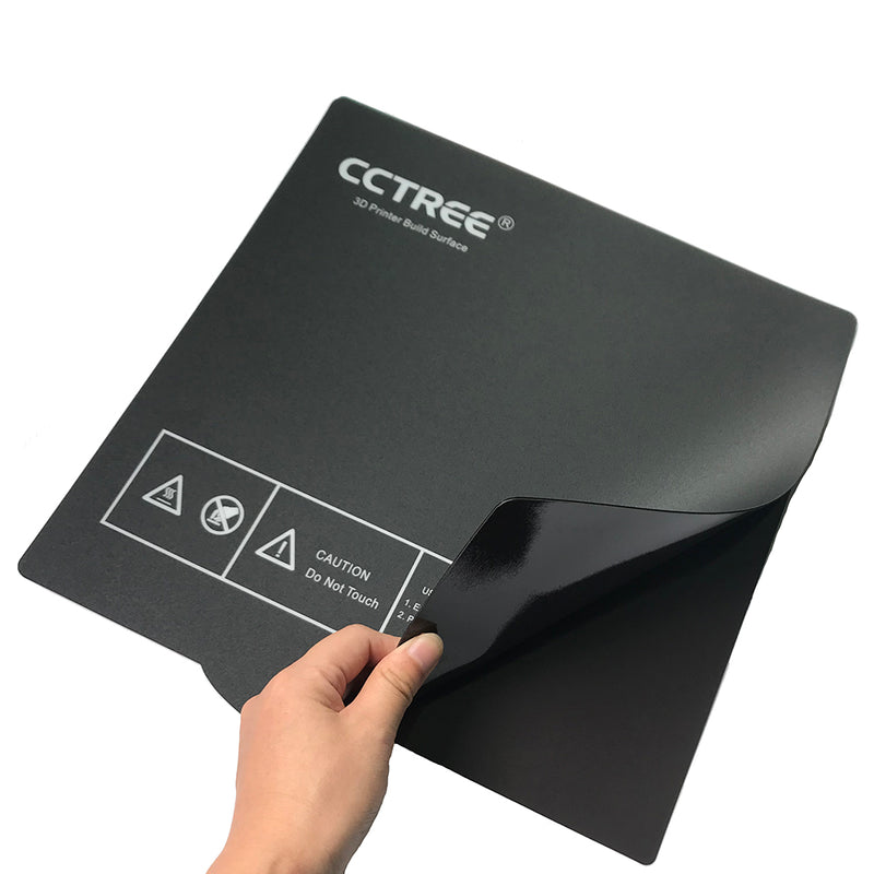 CCTREE 310*310mm Soft Magnetic Heated Bed Sticker With Back Glue for 3D Printer Bulid Surface Plate