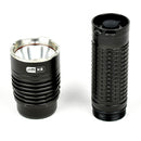 AMUTORCH JMX8 XPL HI 1200LM 5Modes Long-range Tactical LED Flashlight Stainless Steel Attack Head