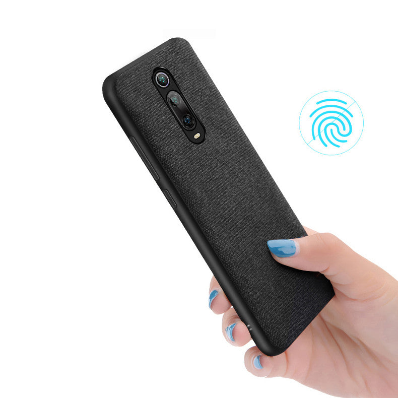 Bakeey Luxury Fabric Splice Soft Silicone Edge Shockproof Protective Case For Xiaomi Mi 9T / Xiaomi Mi 9T PRO / Xiaomi Redmi K20 / Redmi K20 PRO