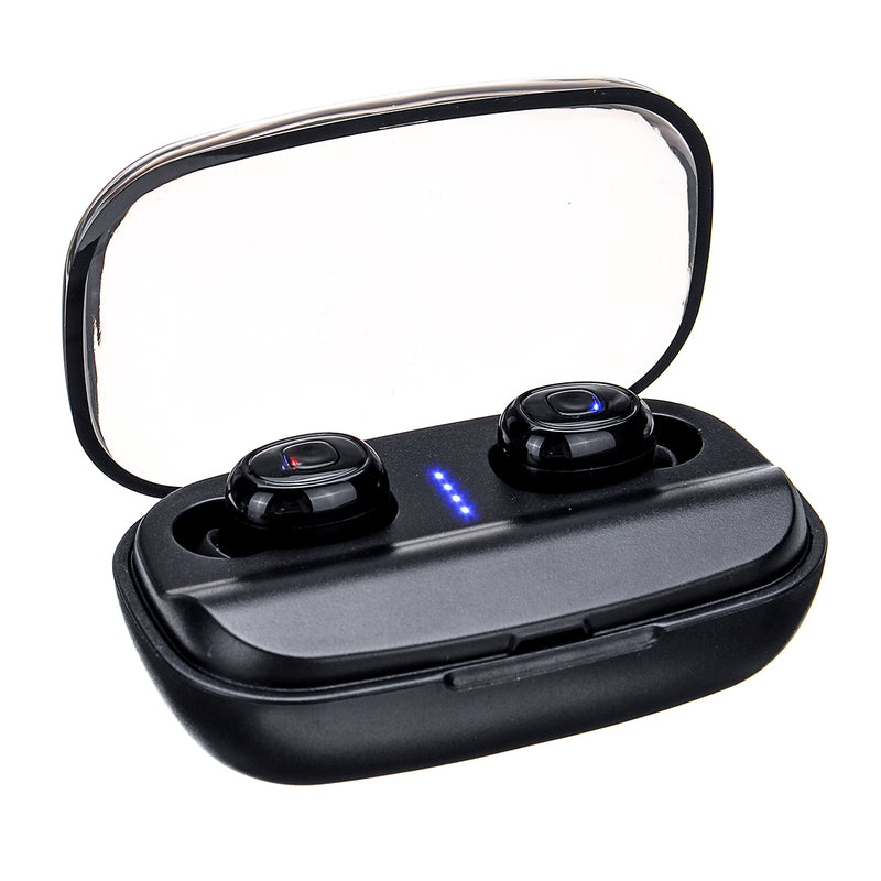 [True Wireless] bluetooth 5.0 TWS Earphone Smart Touch IPX7 Waterproof Handsfree Headset With 3000mAh Power Bank