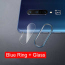 Bakeey Anti-scratch Metal Circle Ring + Tempered Glass Phone Camera Lens Screen Protector for OnePlus 7 PRO