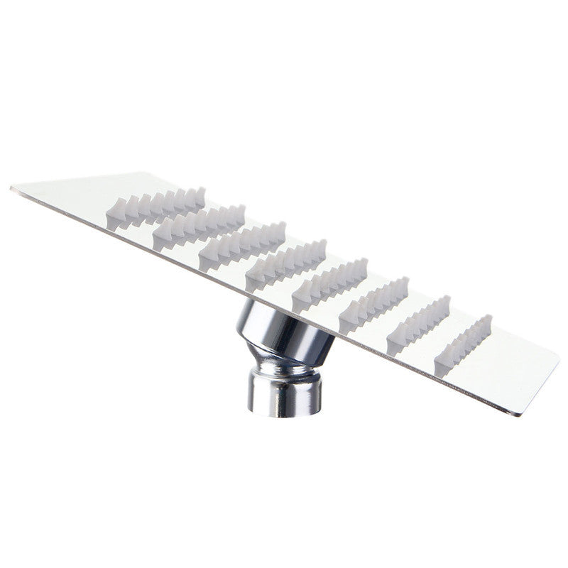 G1/2 Rain Shower Head Square Chrome Wall / Ceiling Mounted Bathroom Top Sprayer Faucet Stainless Steel