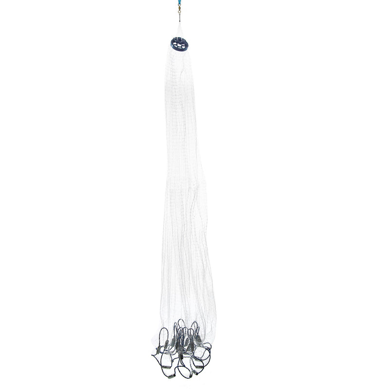 ZANLURE 2.4M Fishing Net Nylon Monofilament Mesh Gill Easy Throw Casting Fishing Tool Fishing Net