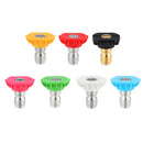 High Pressure Washer Spray Nozzle Variety Degrees 1/4 Inch Adjustable Quick Connect