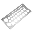 200x90mm Number Shape Metal Masking Sheet Cover Paper Cutting Template Modeling Tool