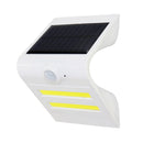 Solar Power PIR Motion Sensor COB LED Wall Light Outdoor Waterproof Garden Lamp