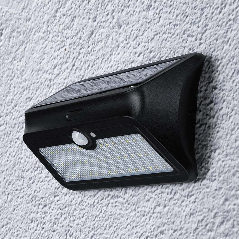 Garden Porch 46 LED Solar Power Wall Lamp 950lm Motion Sensor Wireless Waterproof Exterior Security Outdoor Wall Light
