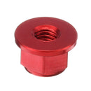 Suleve M3AN7 10Pcs M3 Flange Nylon Nut Self-locking Nut Multi-color Aluminum Alloy