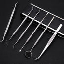 KCASA KC-HE01 Oral Care Dental Teeth Cleaning Tools Kits Mirror Scraper Scaler Dental Tools