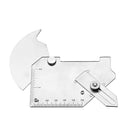 Machifit 50mm Stainless Steel Welding Gauge Bridge Cam Gauge Test Ulnar Welder Inspection Gage