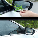 2Pcs 8cm Car Waterproof PET Anti-fog Rearview Mirror Soft Protective Film Transparent Round