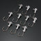 ZANLURE 10pcs Jig Head Fishing Hooks Lead Round Head Jigs  Hooks Fishing Tackle