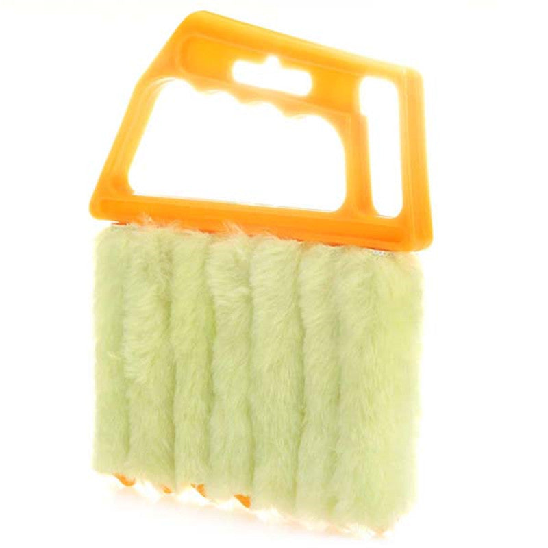 Microfibre Window Shutters Cleaning Brush Vents Clean Air Conditioning Cleaner with 7 Slat Handheld