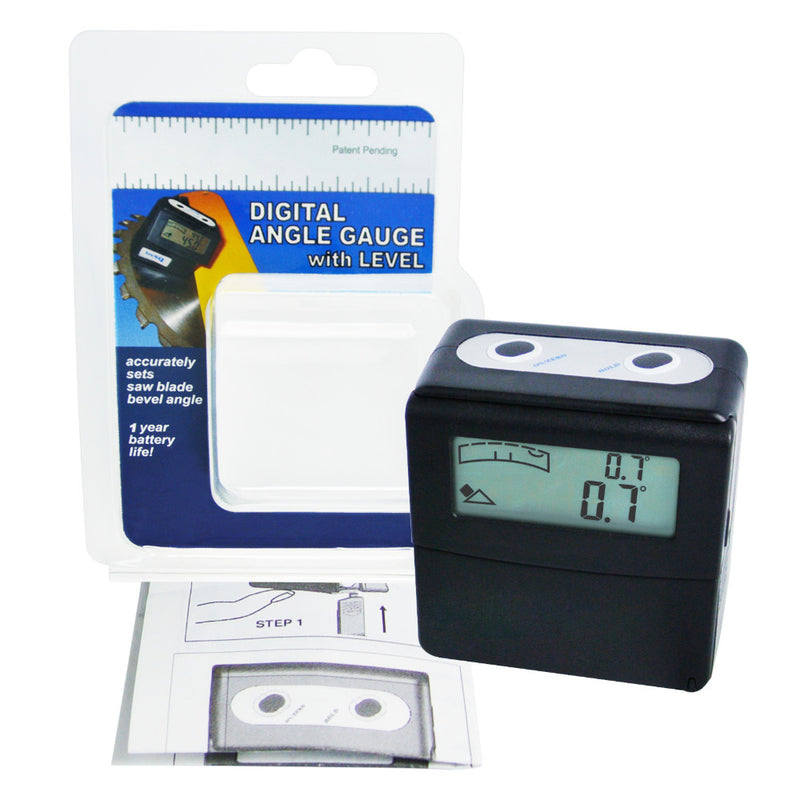 V-Groove 180 Degree Digital Angle Gauge Level Protractor Inclinometer Angle Finder Tilt Gauge Meter Spirit Level Magnetic Base