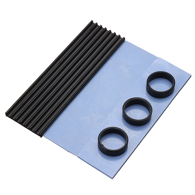 Aluminum Cooling Heat Sink Thermal Pad Black For SM961 960PRO M.2 NGFF NVMe 2280