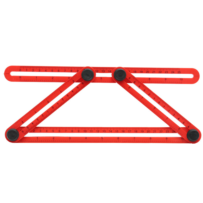 Raitool Four Side Measuring Tool Multi Angle Ruler Template Tool Angle Finder Protractor