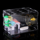 Hamster Acrylic Cage Clear 1 Layer Mice Mouse Castle Rat House Toy Pet Bed Kids Gift