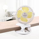 360 Degree Rotating Mini Portable Small Fan Desktop USB Charging Small Clip Fan