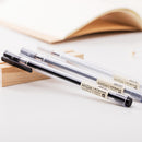 XIAOMI Ecosystem Deli A025B-01 12 Pcs/box Full Needle 0.38mm 0.5mm Gel Pen Transparent Barrels Black Ink Simple Writing Signing Pens Office School Supplies