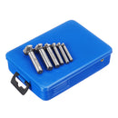 6pcs 90 Degree 3 Flute Countersink Deburring Tapered Drill HSS Bit Screw Set With Box