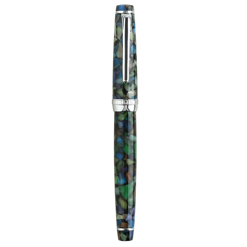 MOONMAN DELIKE Fountain Pen Newmoon Series Acrylic Resin EF/F/Small Bent Writing Pen Gift Set for Business Office