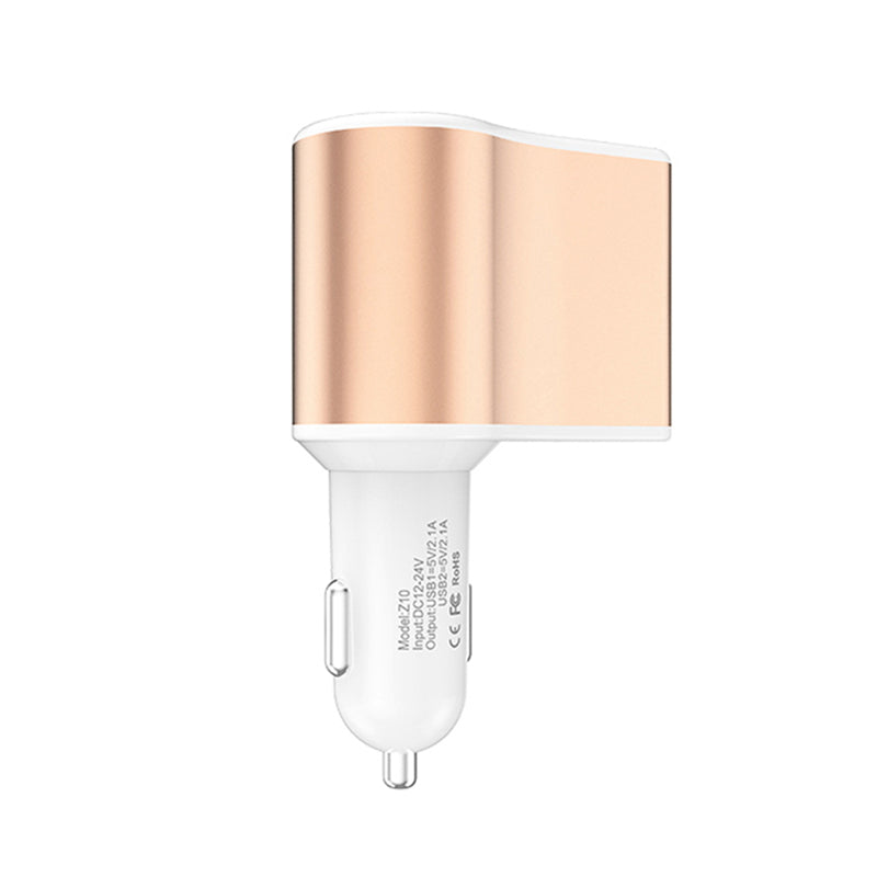 HOCO Z10 Dual USB 5 V 2.4A LED Display Car Charger for Samsung Xiaomi iPhone Huawei