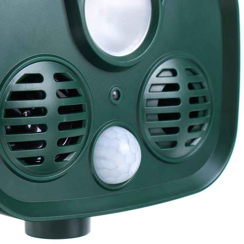 Solar Powered Ultrasonic Sonic Mouse Pest Rodent Animal Repeller PIR Outdoor Yard